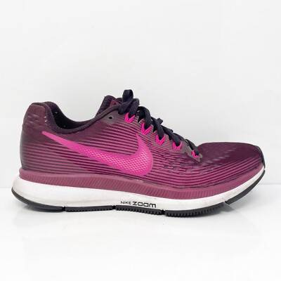 Nike Womens Air Zoom Pegasus 34 880560-603 Purple Running Shoes Sneakers Sz  - Main Image