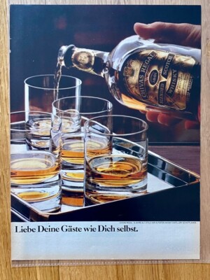 Chivas Regal Scotch Whisky Original 1984 Vintage Advert Werbung Reklame