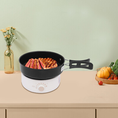 1.6L Mini Hot Pot Multifunction Split Electric Cooker with Steamer 110V 500W New