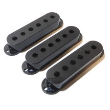 Black single coil guitar pickup covers 50mm or 52mm spacing strat Stratocaster
