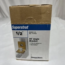 NEW SUPERSTRUT ZAB201-10, 90 DEGREE ANGLE BRACKET (CASE OF 10)