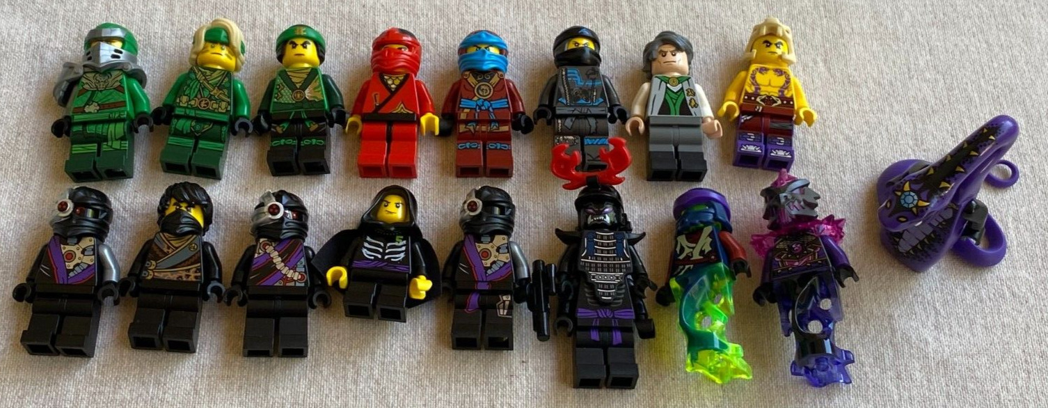LEGO Minifigures Misc Lot of 17 Ninjago Figures