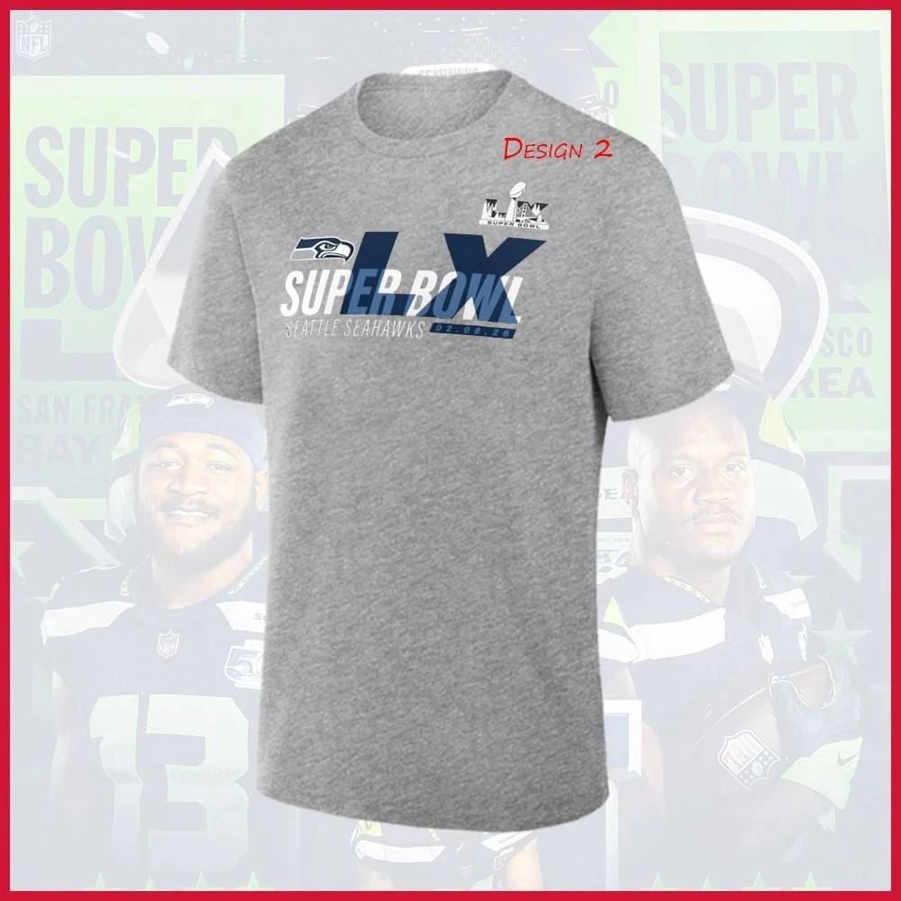 Seattle Seahawks 2025 NFC Champions All Design One Side For Fans