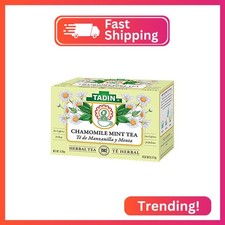 Tadin Chamomile Mint Herbal Tea - no Caffeine, 24 Tea Bags Manzanilla 