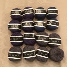 16x Jo Sharp 100% Pure Wool ￼50g Multicolor Lit, Very High-Quality ￼