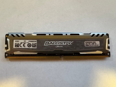 Crucial Ballistix Sport LT 8GB DIMM DDR4 2400 (PC4 19200) Memory (BLS8G4D240FSB)