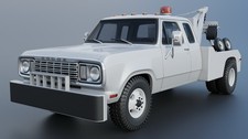 3d Printed 1/25 1977 Dodge D300 Wrecker Model Kit