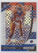 2020 Panini Prizm Draft Picks Rookies Red White & Blue 84/99 Curtis Weaver h3a