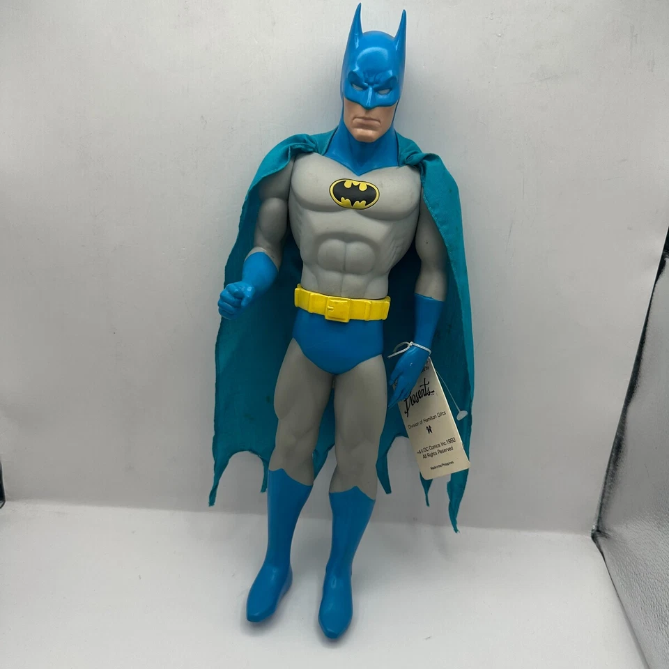 Figuras de Batman y Robin con soportes Hamilton regalos regalos regalos vintage años 80’s Foto 3 de 4