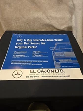 Vintage 1993 Mercedes-Benz Calendar Mercedes-Benz of El Cajon 14"x12"