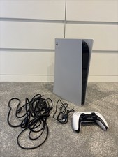 Sony PlayStation 5 Digital 825gb White With Controller And Leads Great Condition