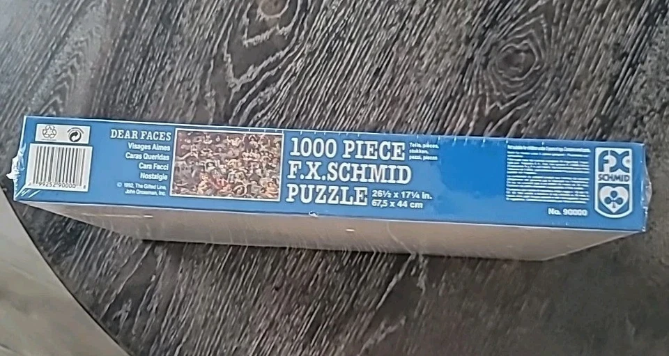 New 1000 Piece FX Schmid Puzzle "Dear Faces" Factory Sealed 26" x 17" - Image 4 of 4