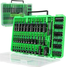 74-Piece Magnetic Nut Driver Set for Impact Drill Metric & SAE, Impact Socket Ad