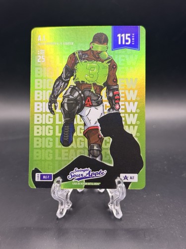 ALLEN IVERSON AI Bo Jackson Battle Arena NSCC Big League Chew SOUR APPLE BLC-7