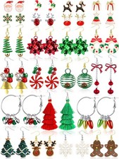 23 Pairs Christmas Earrings Set for Women   Holiday Dangle  Stud Jewelry Gift