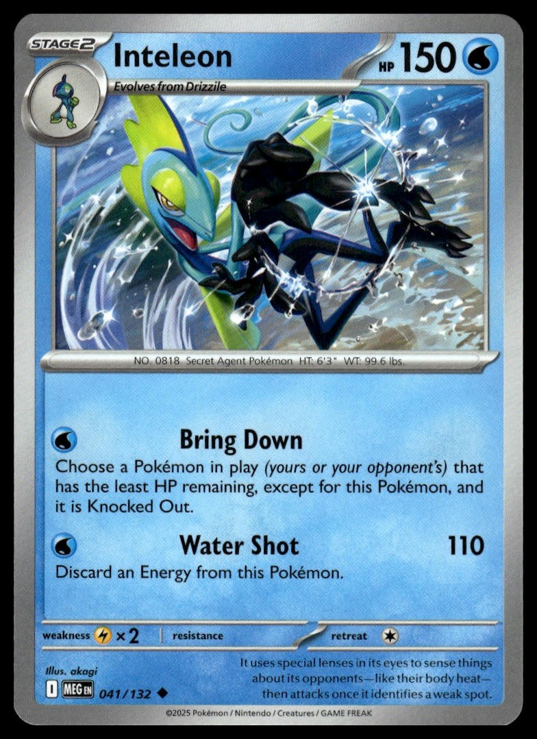 ME01: Mega Evolution #041/132 Inteleon