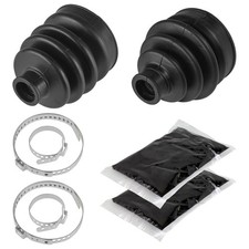 Front Axle Inner Outer CV Boot Kit for Kawasa...