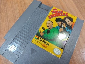 MINTY BOX CIB The Three Stooges complete in nintendo nes collector lot CLEAN VGC