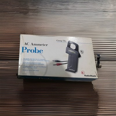 RadioShack 22-601 Clamp-On AC Ammeter Probe Works With Most Multimeters