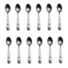Wallace Taos Stainless Steel Teaspoon (Set of Twelve)