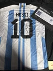 Lionel Messi Signed Argentina #10 2022-23 Soccer Jersey Icons