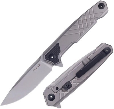 RUIKE M875-TZ Frame Folding Knife 3.5'' Bohler N690 Steel Blade Titanium Handle