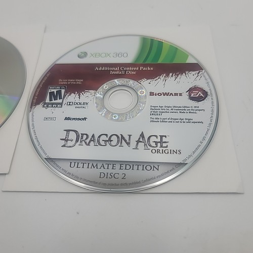 Dragon Age Origins Ultimate Edition Microsoft Xbox360 - solo disco 1 e 2 - Foto 4 di 5
