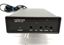 Videotek VDA-16 Video Distribution Amplifier VDA16 BNC Connectors Powers On B 