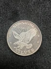 Vintage Toned 1985 Sunshine Silver Round  1 oz .999 Free Mason Comm. ~ Free S/H
