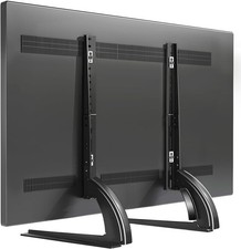 Universal Table Top TV Stand Mount for 27  65 Inch TVs, Height Adjustable Base