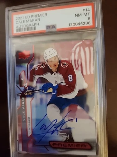 2021-22 Upper Deck Premier - Cale Makar #14 Autographs (AU)