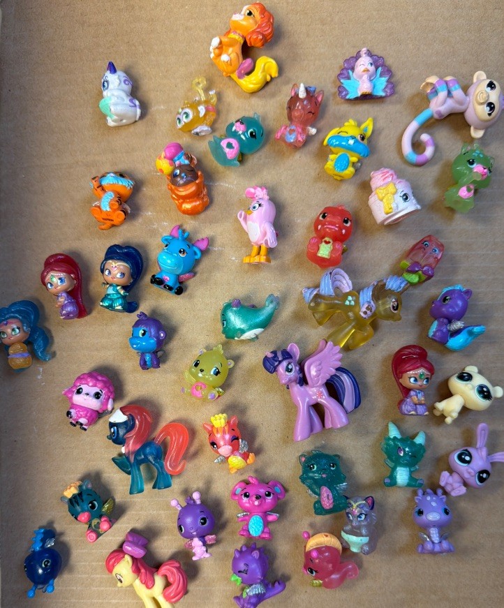 Lot of 44 Mixed Mini Figures Hatchimals MLP Littlest Pet Shop LPS ...