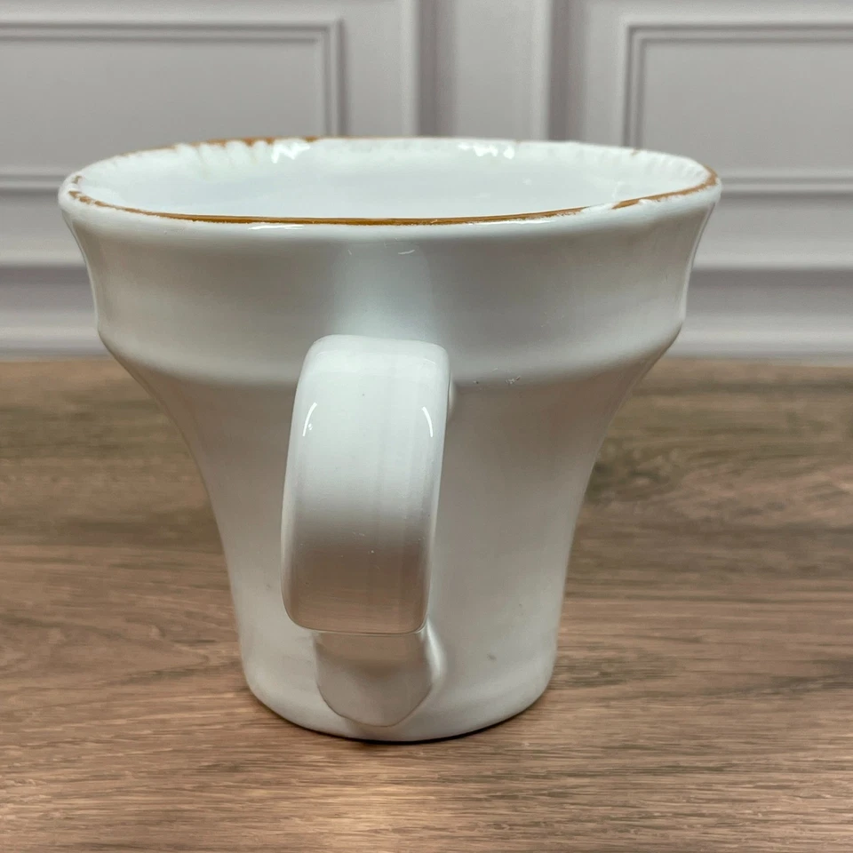 Вьетрийский итальянский керамический белый кофе Cucina Fresca глазурованный деревенский край Италия - Изображение 2 из 4