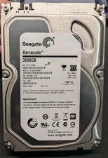 Seagate BarraCuda SATA III 3.5" Internal Hard Drive 3TB  Model# ST3000DM001