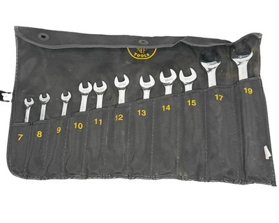 Klein Tools 68502 11-Piece Metric Combination Wrench Set with Pouch Made In USA