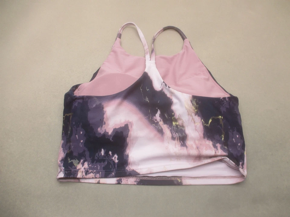 Old Navy Size L Women Multicolor Powersoft Lined Wireless Pull On Sports Bra 10S - Image 3 of 4