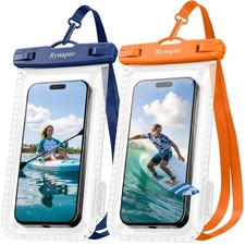Waterproof Phone Pouch 2 Pack IPX8 Dry Bag For iPhone Samsung Galaxy Beach Trave