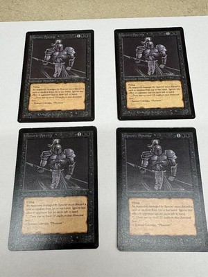 Hypnotic Specter x4 PLAYSET BETA  MTG Magic Gathering WOTC Garfield