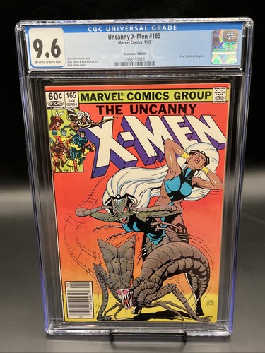 Uncanny X-Men #165 Newsstand Variant (Marvel Comics Jan 1983) CGC Graded 9.6 NM+