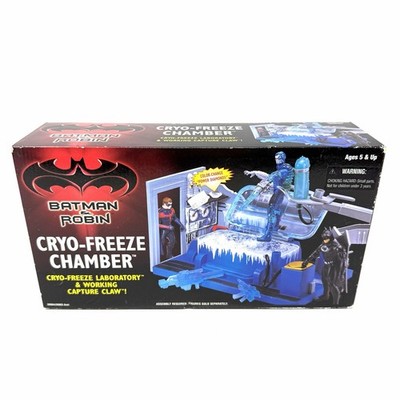 VTG Batman & Robin Cryo -Freeze Chamber Action Figure Playset DC Comics Sealed