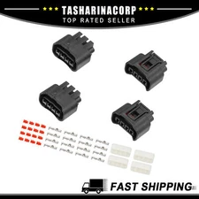Piece of 4 No.9098011885 Ignition Coil Connector Adapter Plug fit for Scion