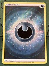 Pokémon TCG Darkness Energy (Texture Full Art) Crown Zenith 158/159 Holo...