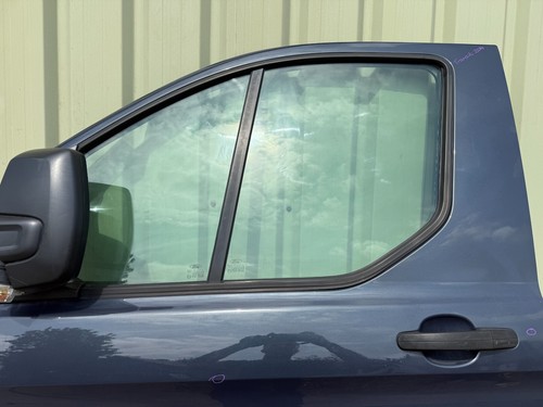 FORD TRANSIT CUSTOM 2012+ COMPLETE N/S Front Door Left Passenger in Chrome Blue - Picture 20 of 24
