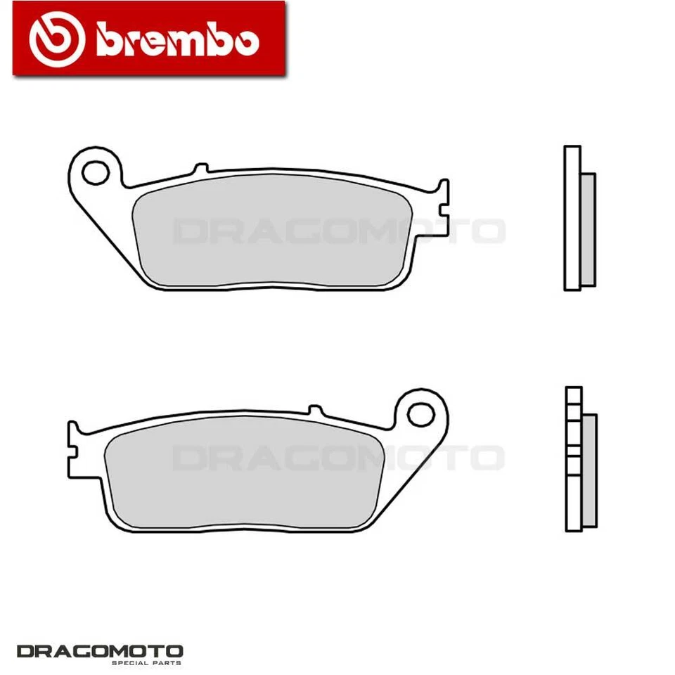 Pastillas de freno delanteras HONDA CBF 1000 2008 2009 SA BREMBO sinterizadas 07HO30SA Foto 2 de 4