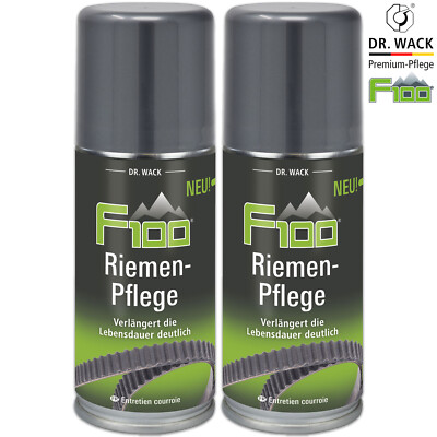 2x Dr. Wack F100 Riemenpflege Gummi Pflege schmutzabweisend Schmierfilm 100ml