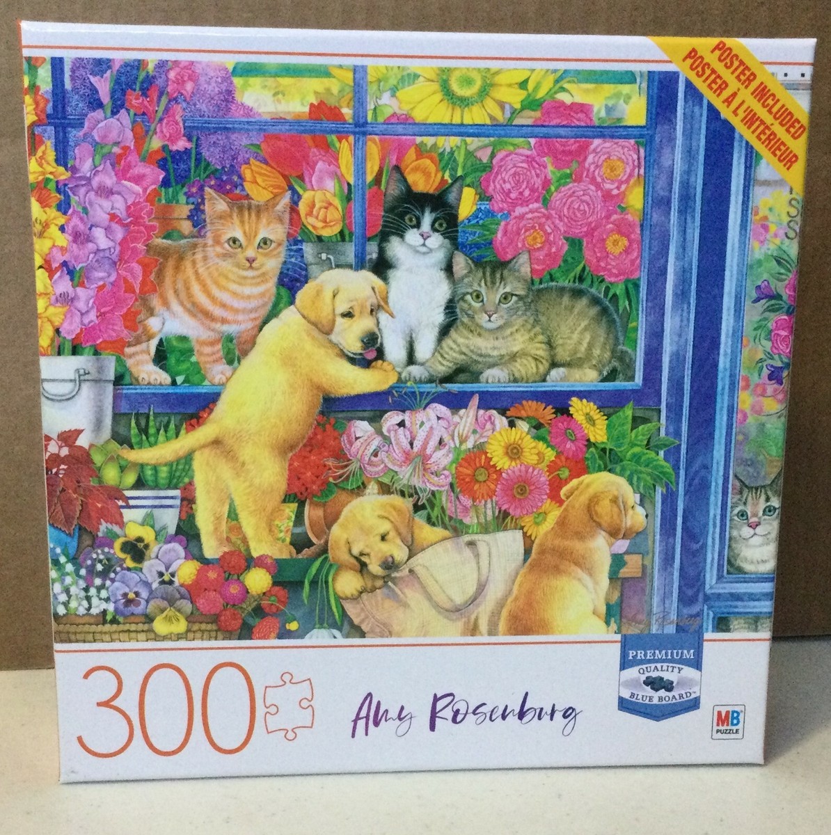 Milton Bradley 300 Piece Jigsaw Puzzle Posies and Pals Amy