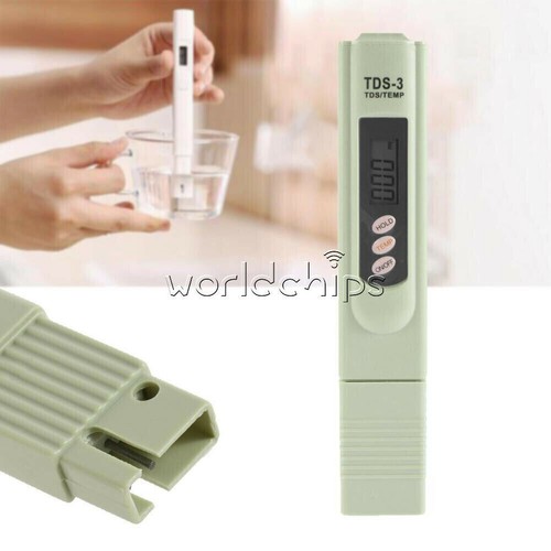 TDS Tester Aquarium Pool Hydroponic Water Monitor 0-9999 PPM + Digital PH Meter - Picture 22 of 24