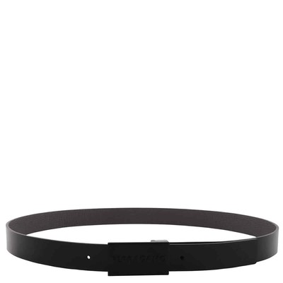 Ferragamo Logo Engraved Reversible and Adjustable Belt