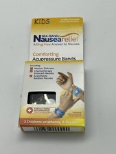 SEA-BAND NAUSEA RELIEF KIDS Comfort Acupressure wrist Bands Motion Sickness