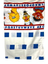 80s Kids SESAME STREET Standard PILLOW CASE Ernie BERT Cookie Monster BIG BIRD